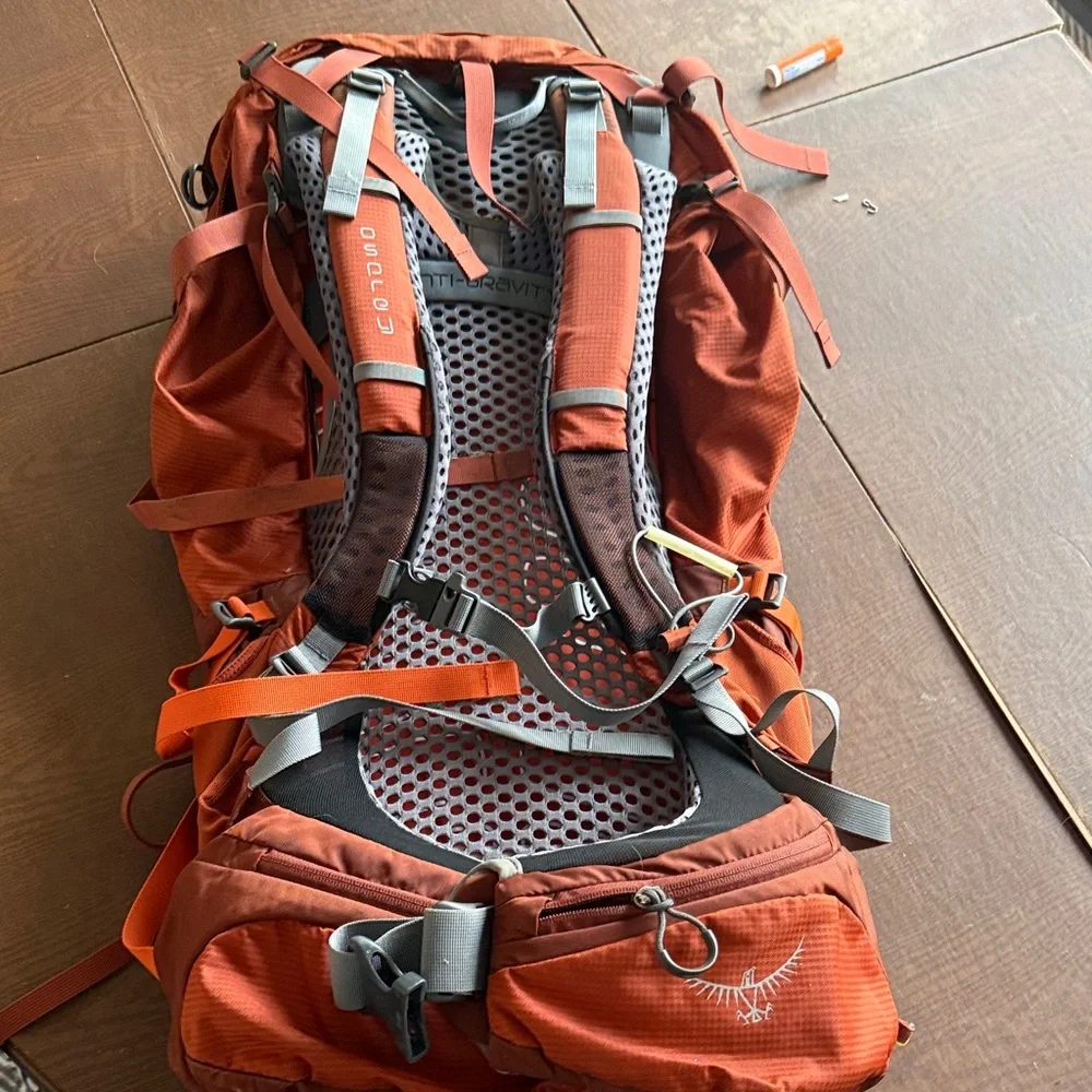 OSPREY Men's Hiking Backpack in Rust Orange - Picture 2 of 16